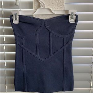 Bustier style tub top